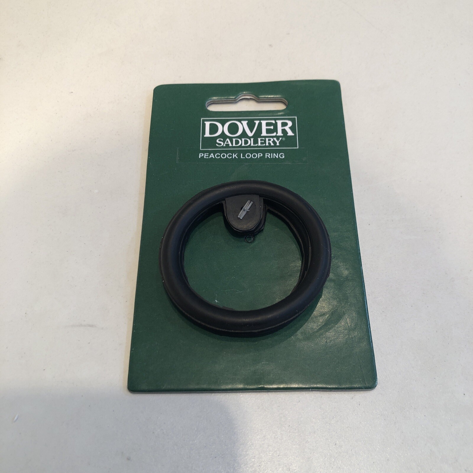 Dover Saddlery Peacock Loop Ring Black One Size