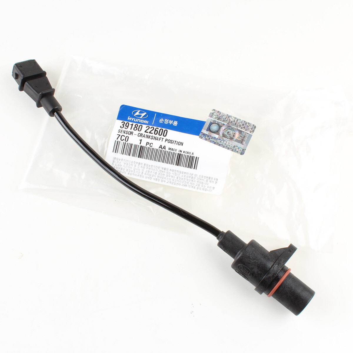 New Hyundai Crankshaft Position Sensor Fits 2000-2011 Accent 39180-22600