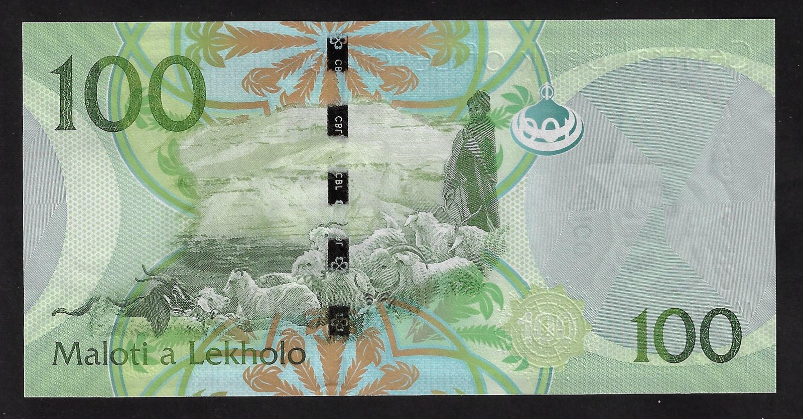 Lesotho 100 Maloti 2010 P-24 UNC