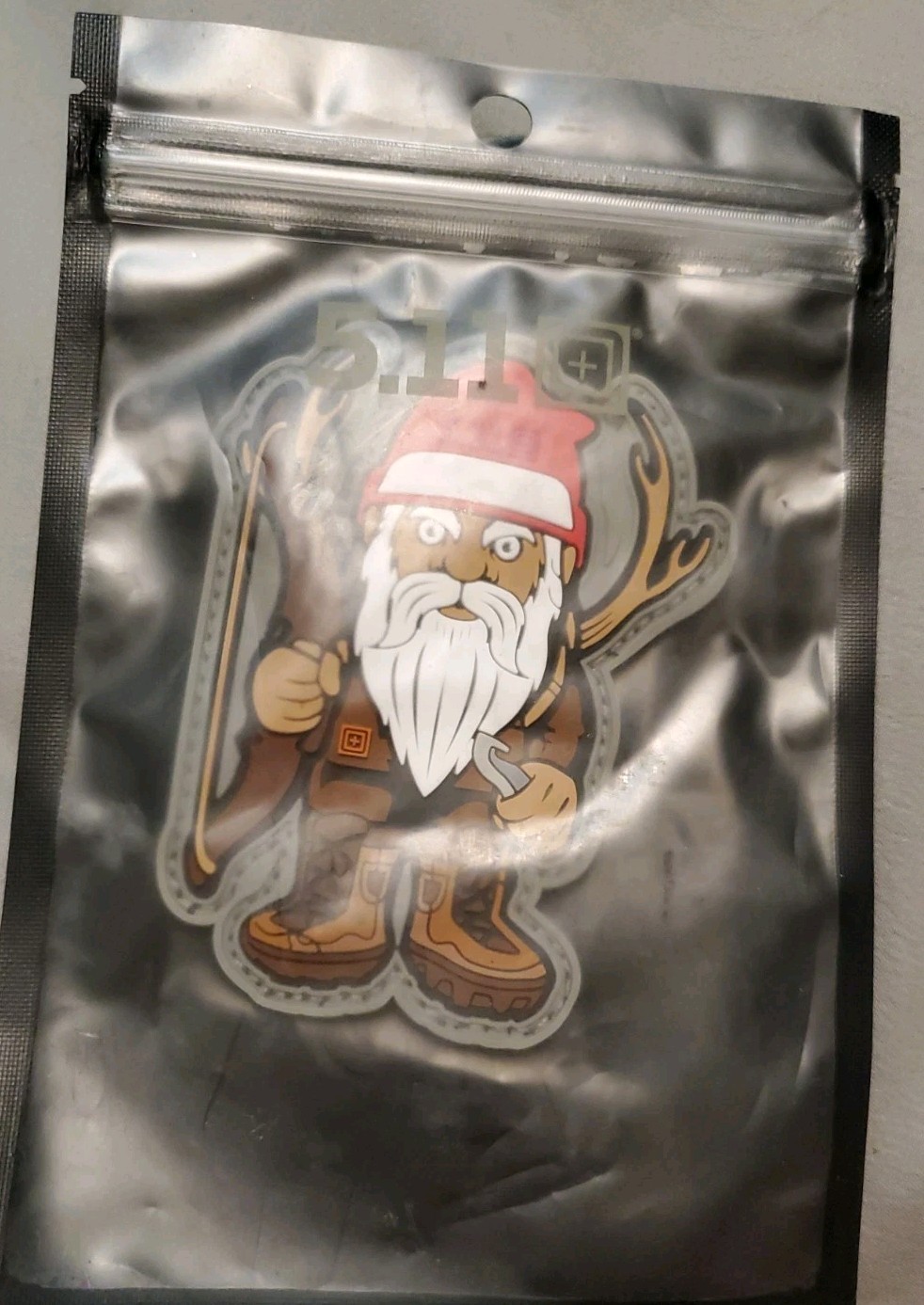 5.11 Tactical Morale Patch Archer Gnome W/ Hook Backing New