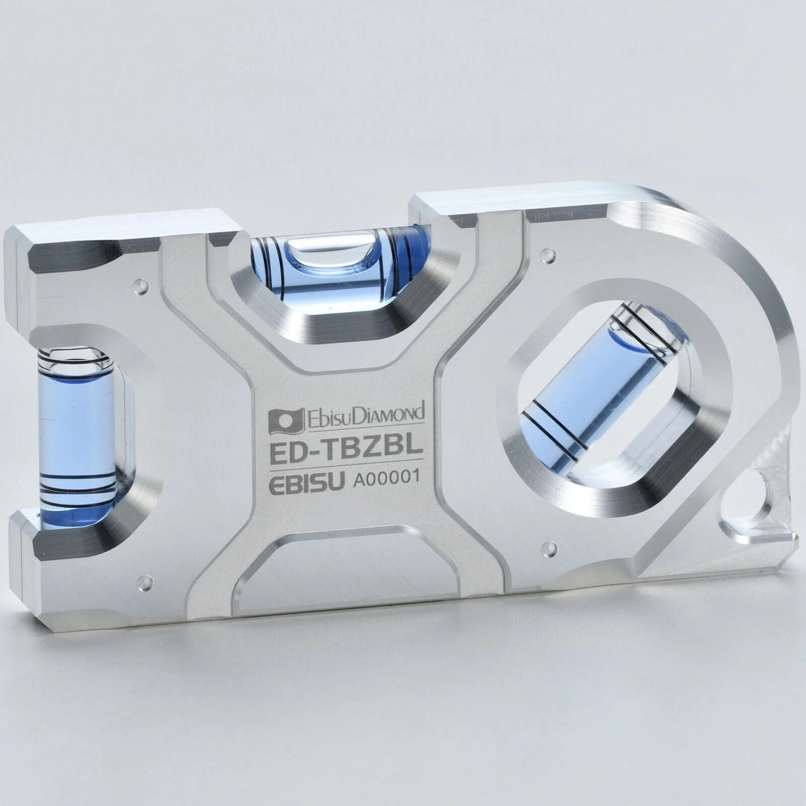 EBISU ALUMINUM LEVEL "TOBI LEVEL ZERO" (15x50x100mm) BLUE ED-TBZBL from Japan