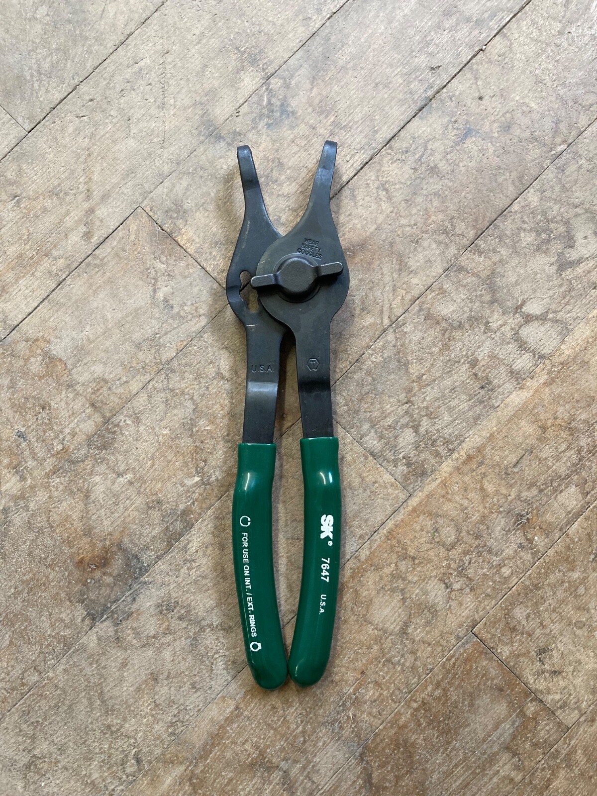 SK 90° Quarter-Turn Retaining / Snap Ring Pliers (0.090") - Convertible (SK7647)