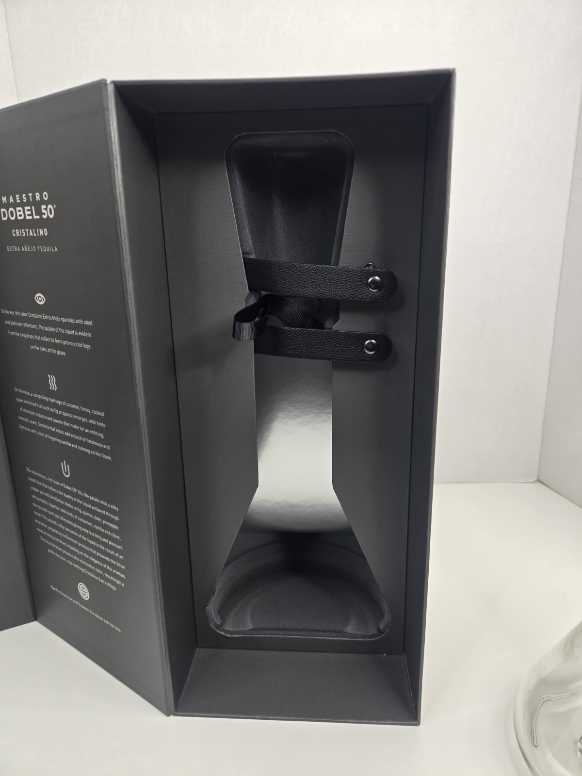 Maestro Dobel 50 Extra Anejo Cristalino 750ml Numbered Bottle Box Set - Empty
