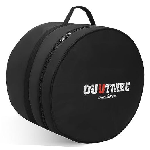Bass Drum Bag For Bass Tom 22"x18", 10mm Thick Padded Travel 22"x18" Bass Drum