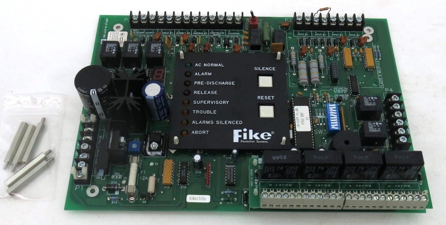 FIKE 10-2171 Rev 3 PCB Controller Module Fire Alarm Circuit Board Untested
