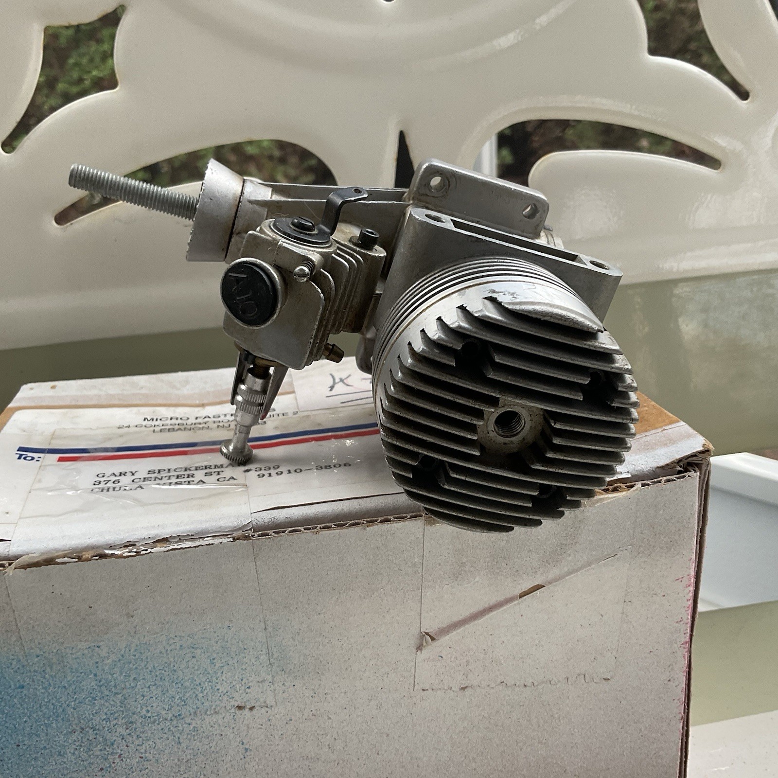 Vintage K&B Model RC Engine .65 Used With Compression
