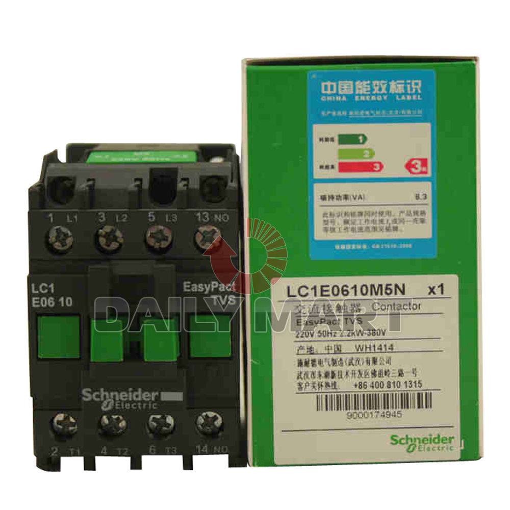 Schneider Telemecanique LC1E0610M5N Contactor 220V Circuit Breaker Programmable