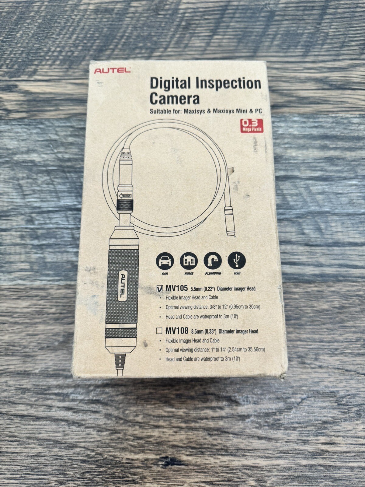Autel MaxiVideo MV105 Digital Inspection Camera Video Scope for MS908P MK906BT