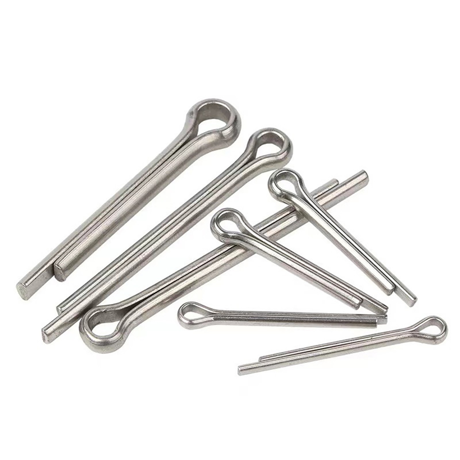 420Pcs/Box Cotter Pin Assortment Kit Split Pin Fastener Clips Set Straight