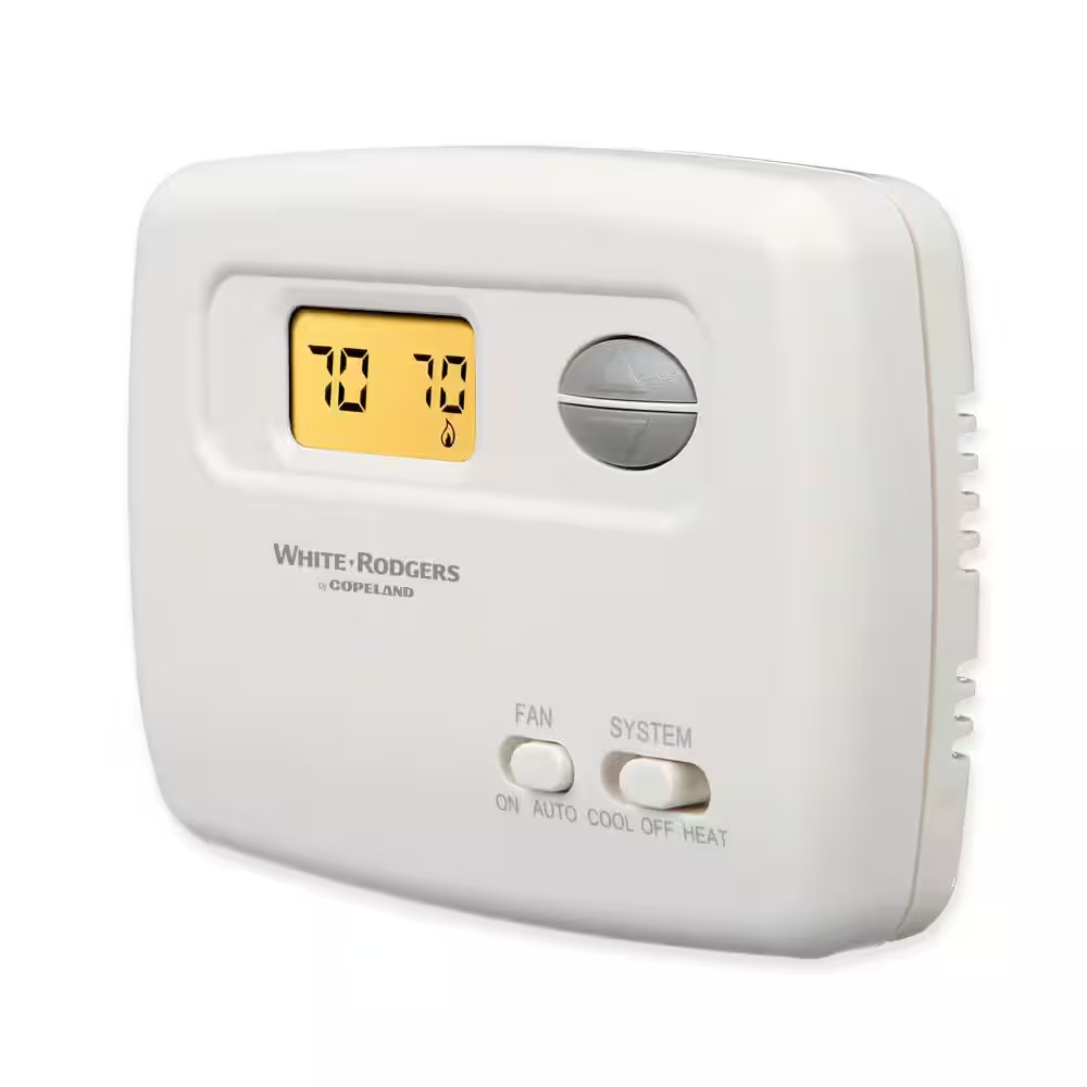 White-Rodgers 70 Series Classic, Non-Programmable, Single Stage (1H/1C) Thermost