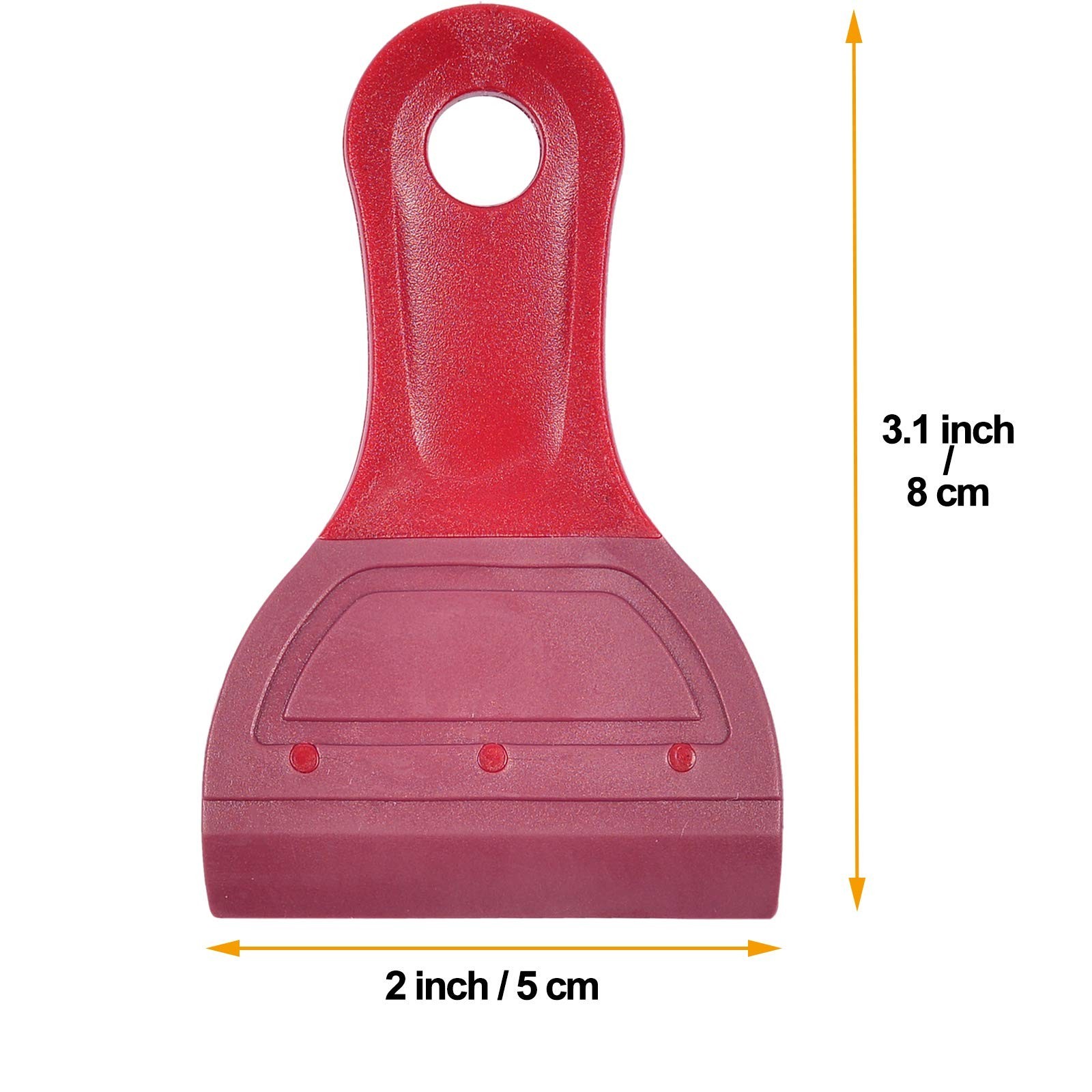 Extra Small Squeegee Soft Rubber Blade 2 Inch Mini Size for Screen Printing, ...