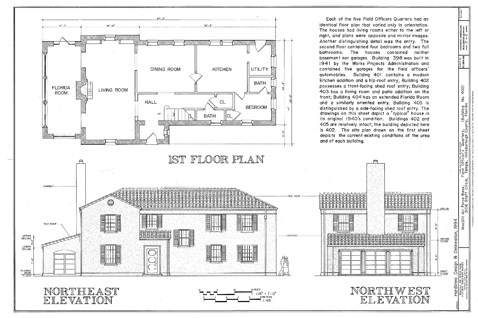 Southwest style spacious home, architectural plans, 3-4 bedrooms, clay tile roof