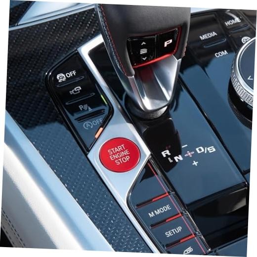 Compatible with BMW Sports Red Start Stop Button 2018-2025 | Engine Sporty Red