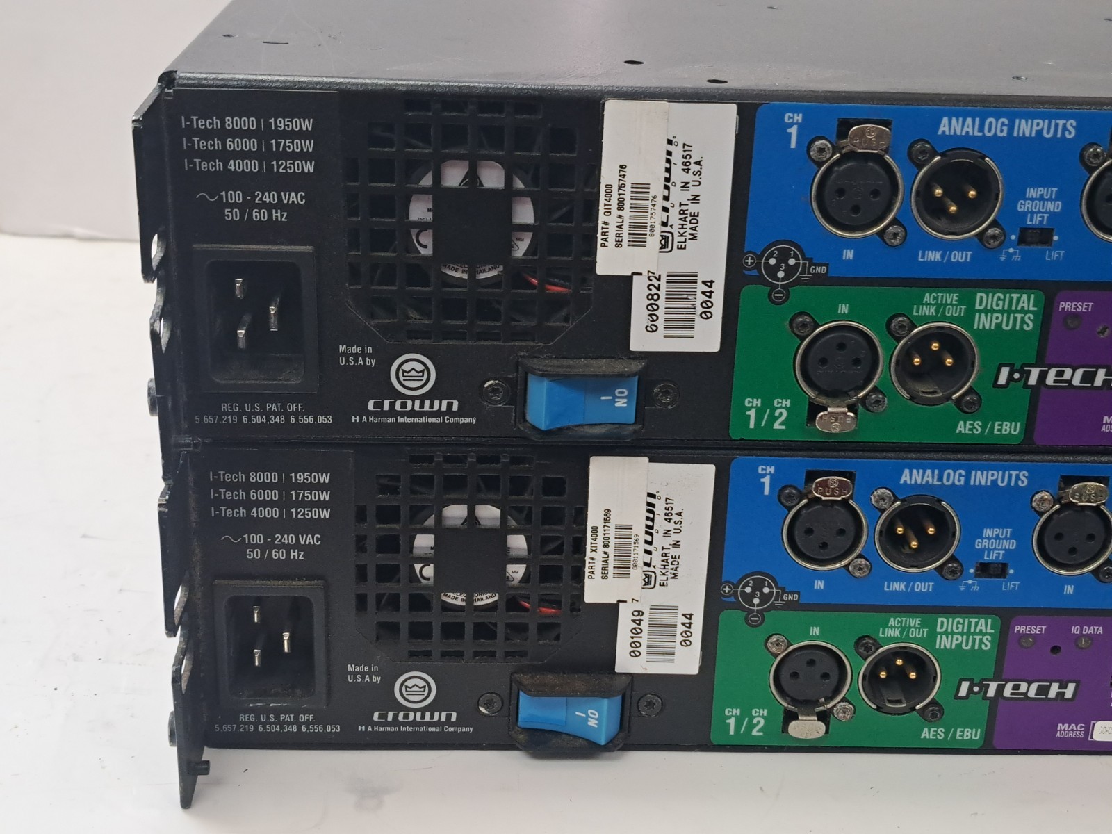 Crown I-Tech 4000 2-Channel Power Amplifier
