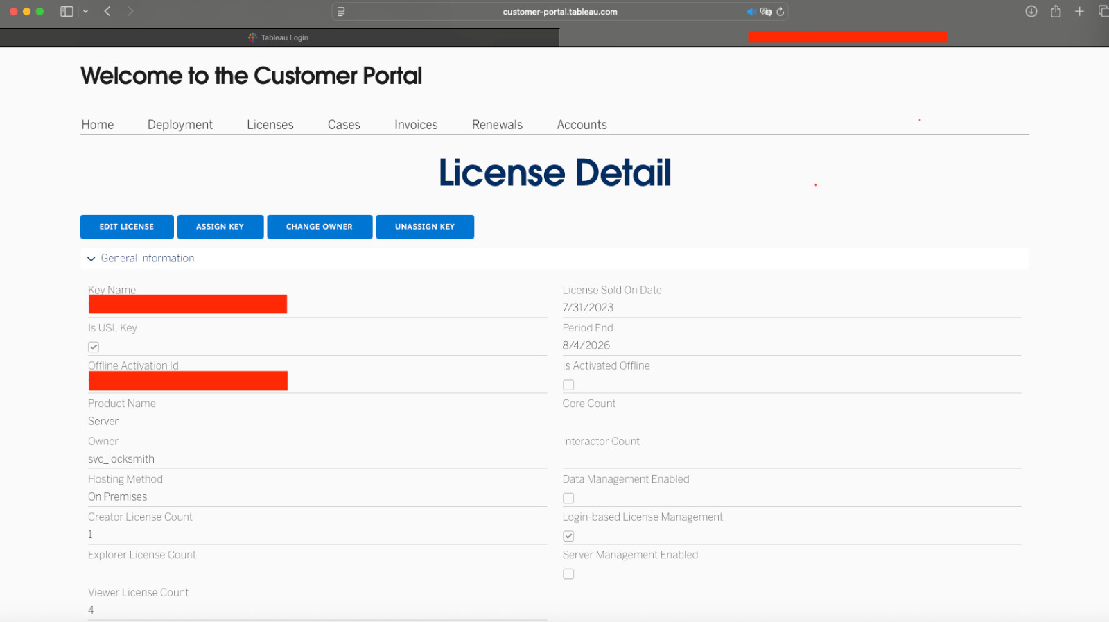 Tableau Server with 4 Viewer License Until Aug 2026