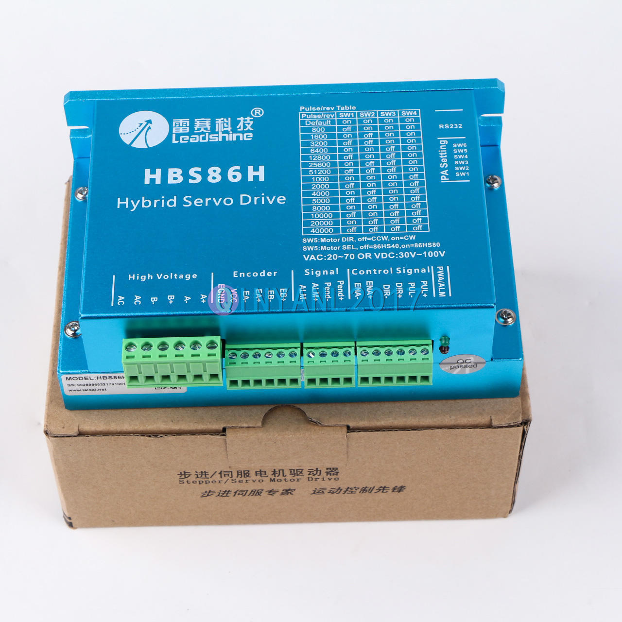 One New Closed Loop Hybrid Step Servo Drive HBS86H