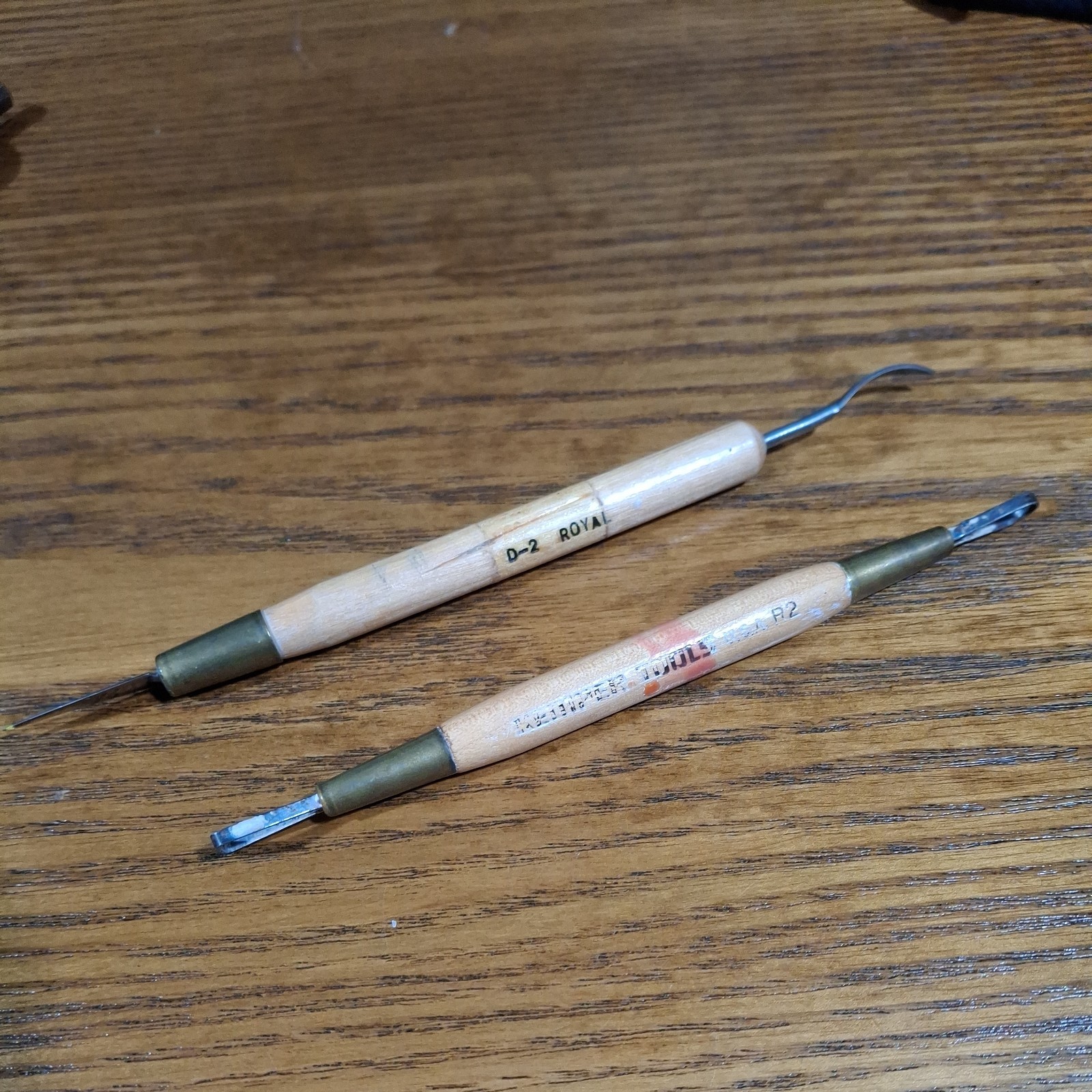 Vintage Clay Pottery Ceramic Tools Lot Of 2 Kemper and Royal