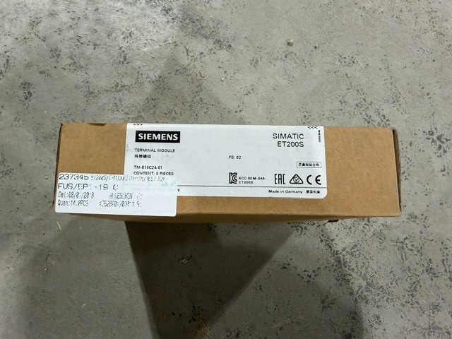 (5) Siemens 6ES7193-4CB30-0AA0 Simatic ET200 Terminal Module Lot of 5 New