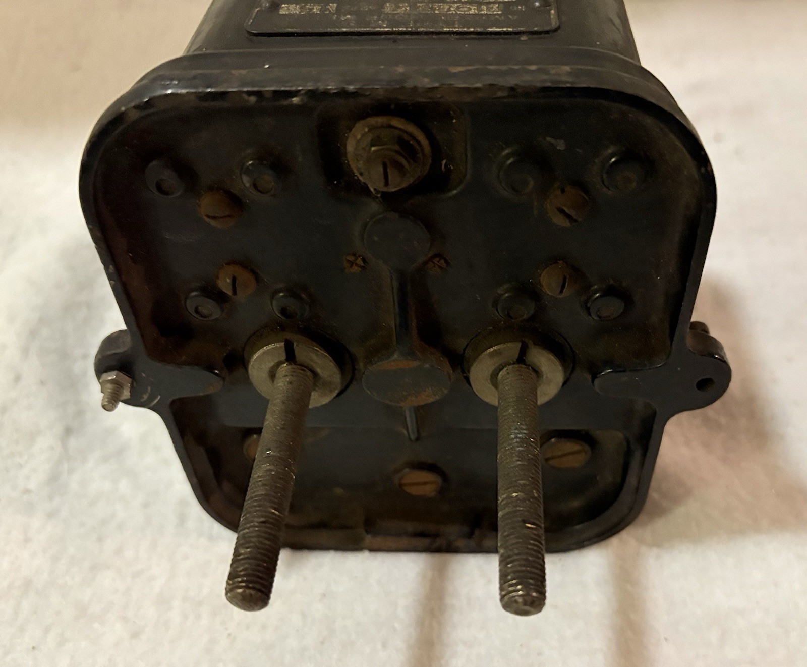 Antique Sangamo Ampere Hour Meter, Model MS, 1910-1920s