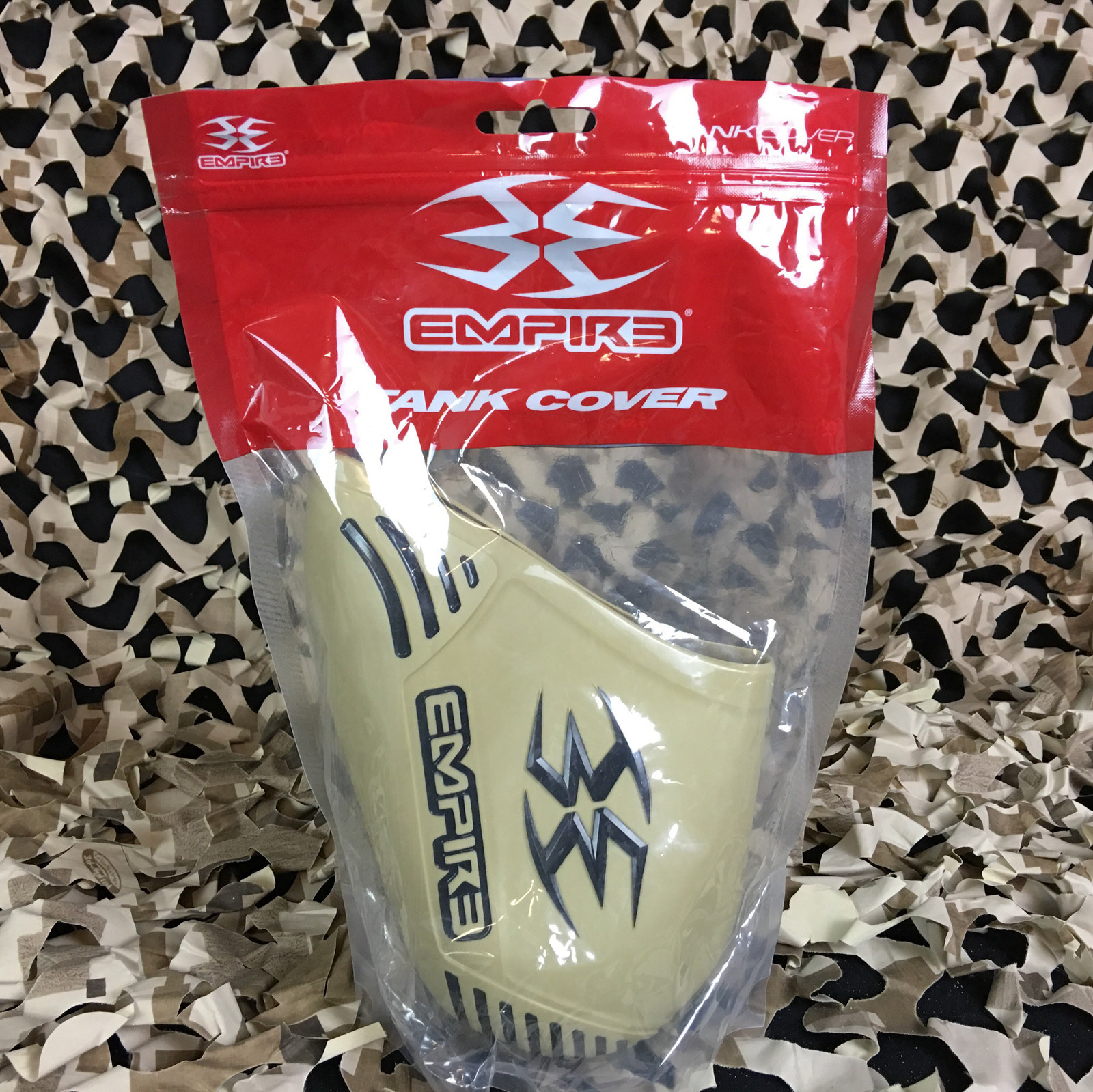 NEW Empire Exalt Paintball Tank (68ci-72ci) Cover - Tan/Black