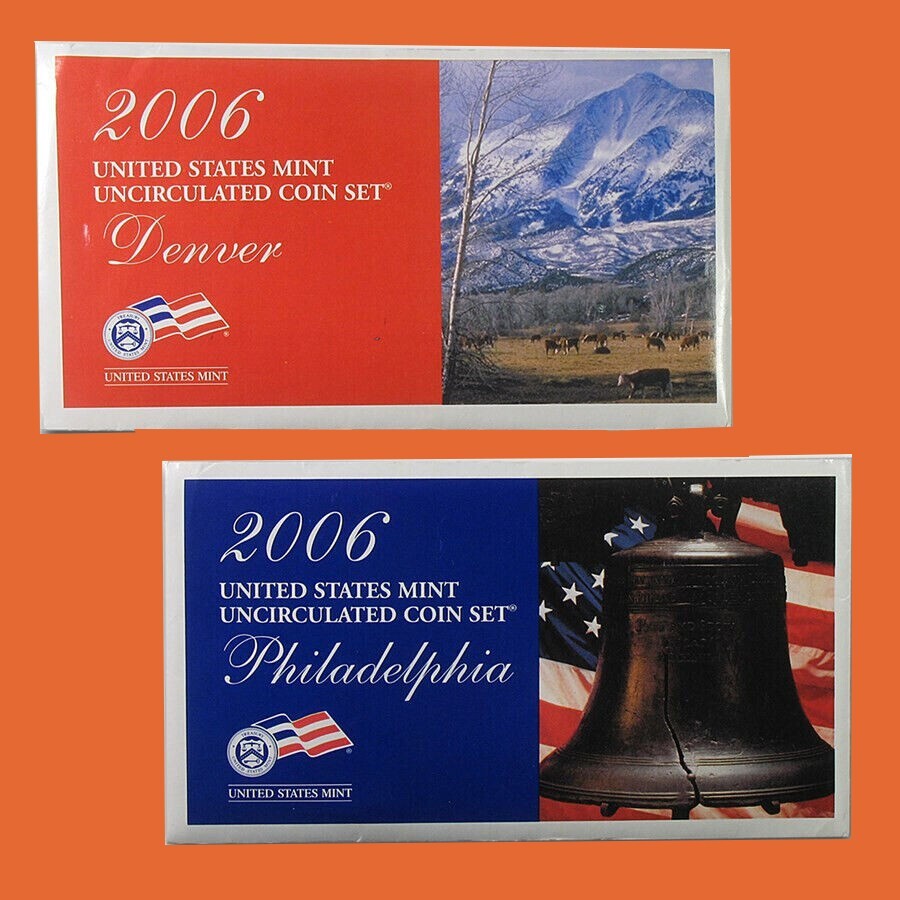 2006 U.S. Mint Set ~ 22 Coins ~ P & D ~ Uncirculated Government Packaging OGP