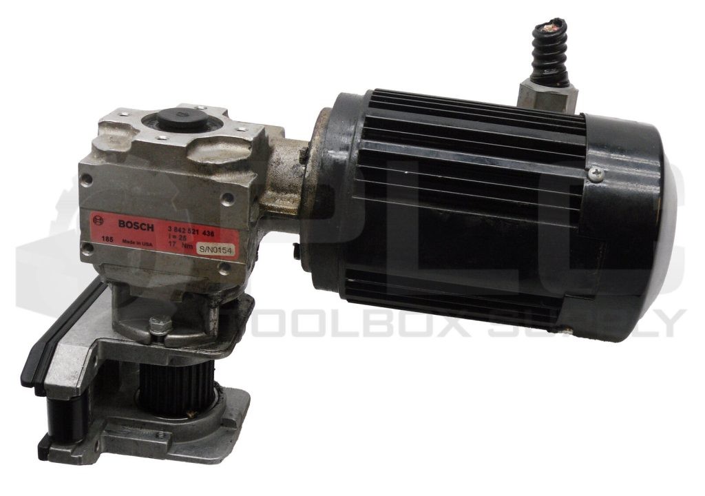 BODINE ELECTRIC 42Y6BFPP MOTOR W/ BOSCH 3 842 521 436 GEAR REDUCER 3842521436