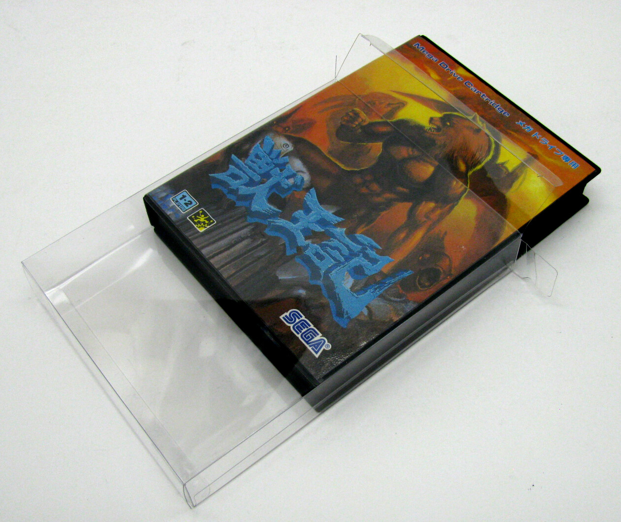 25x SEGA JAPAN MEGA DRIVE CIB GAME - CLEAR PLASTIC PROTECTIVE BOX PROTECTOR
