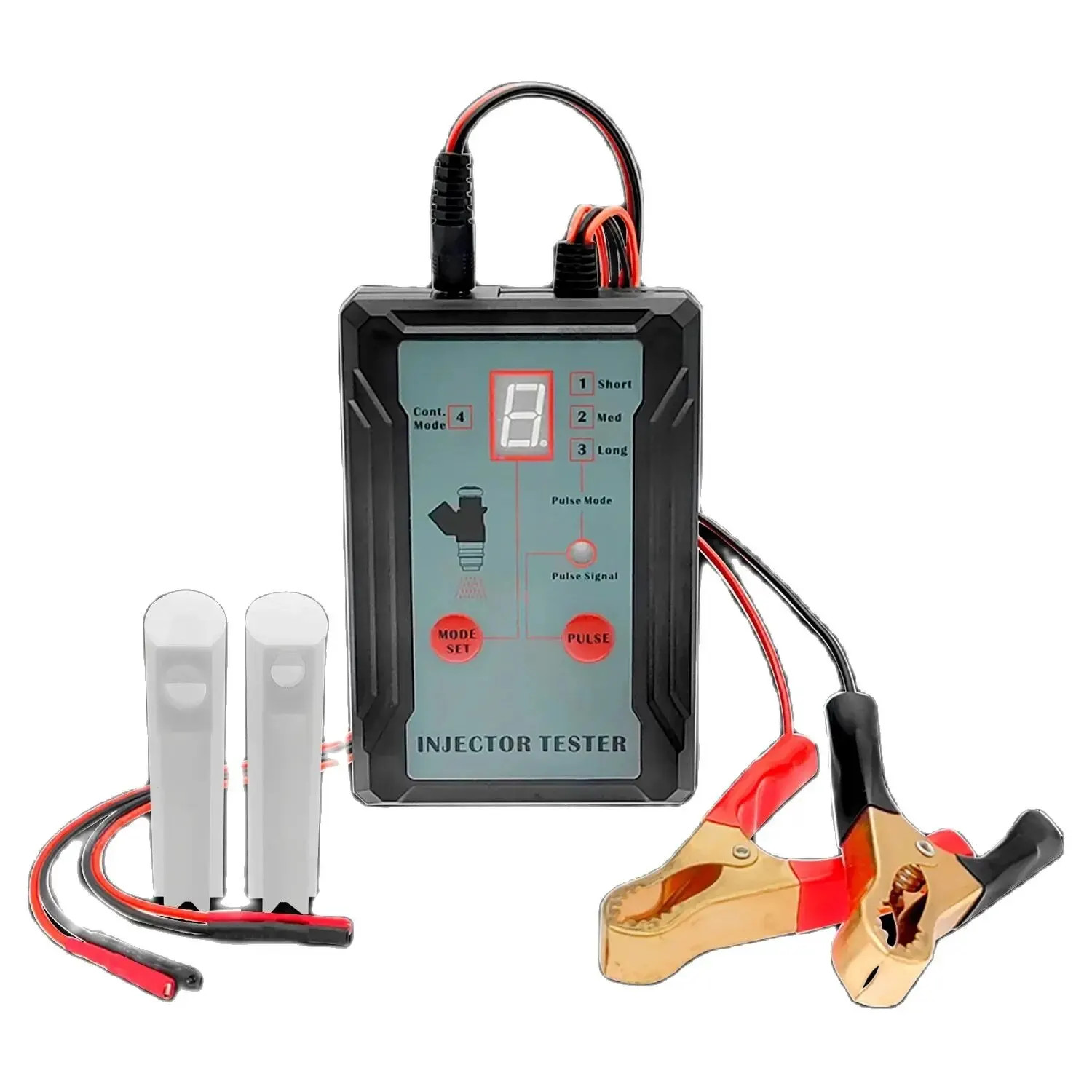 Upgraded Fuel Injector Tester DIY Cleaning Tool 2-Injector Simultaneous 8-Pulse
