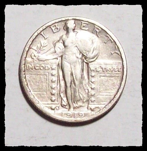 1919-S  STANDING LIBERTY QUARTER  Very Difficult XF  #29D8