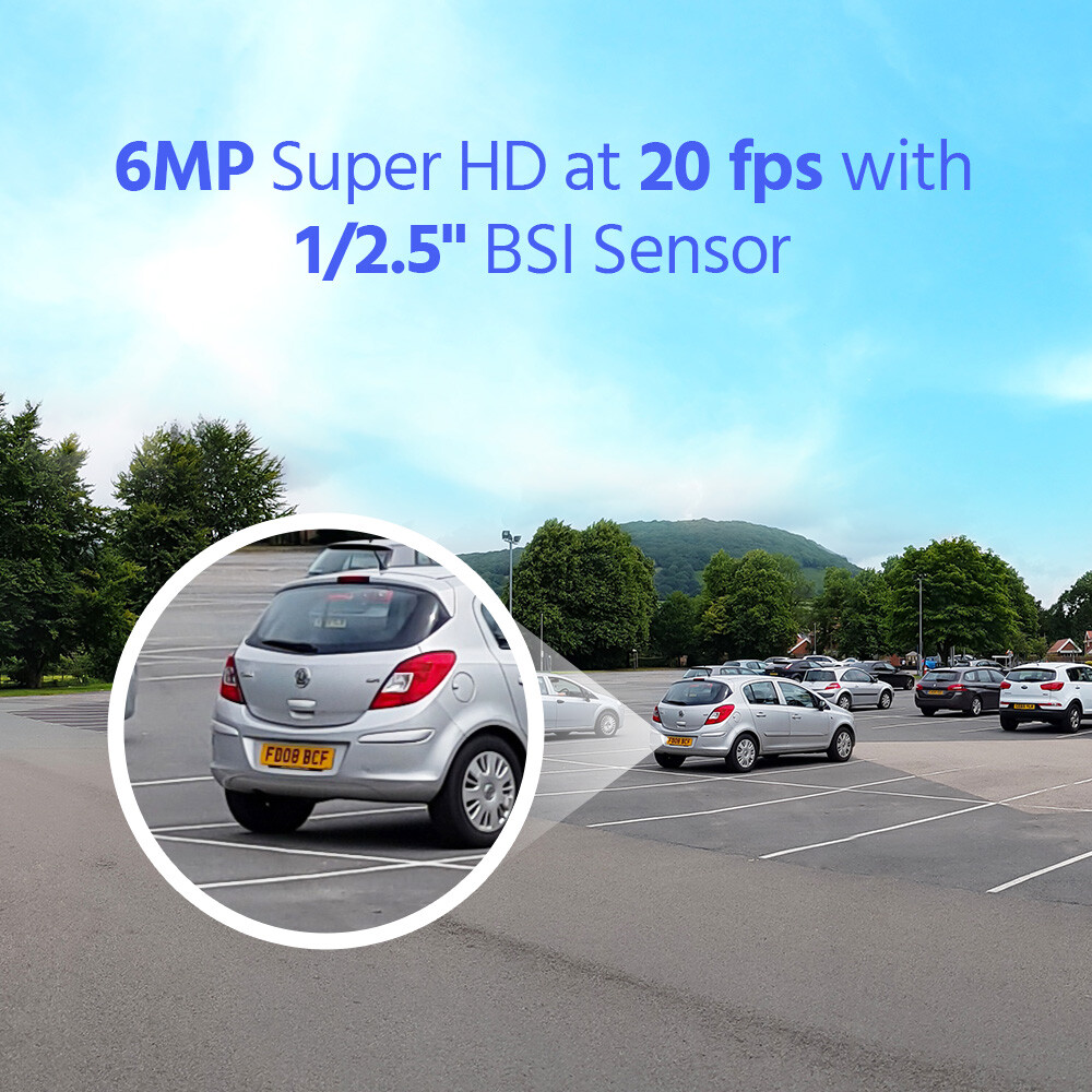 ANNKE 6MP POE Security Camera 180° Dual Lens Color Night Two Way Audio FCD600