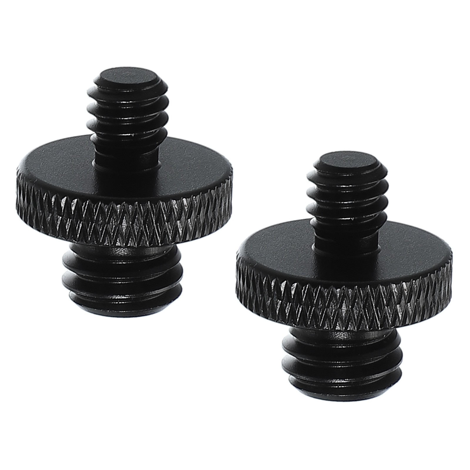 2Pcs 1/4" Male to 3/8" Male Tripod Nut Camera Mount Screw1 18mm