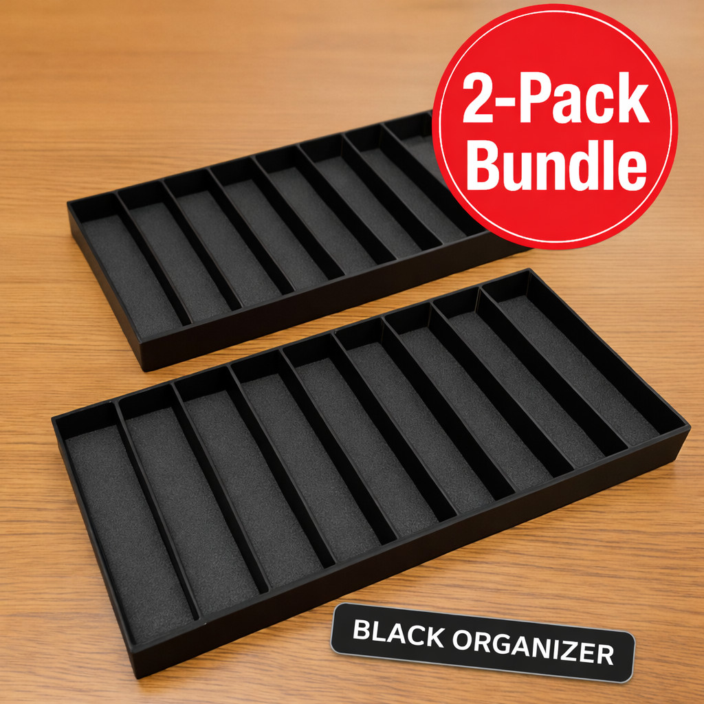 Pocket Knife Organizer for US General & Hyper Tough Mini Toolbox | Black