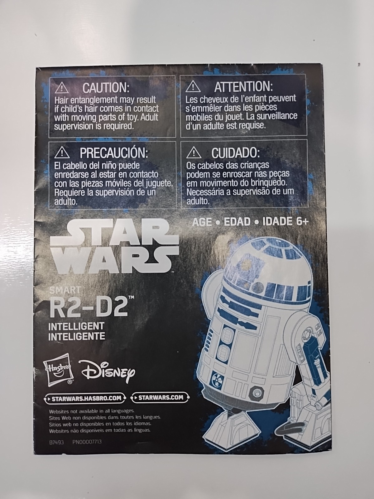 Hasbro Star Wars Smart R2 D2 Droid Bluetooth RC Remote Control Robot