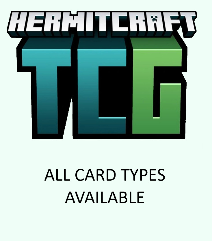 Hermitcraft TCG CREO Cards 1E, 2E And S2 Alters Common Rare Holo Hermit Effect