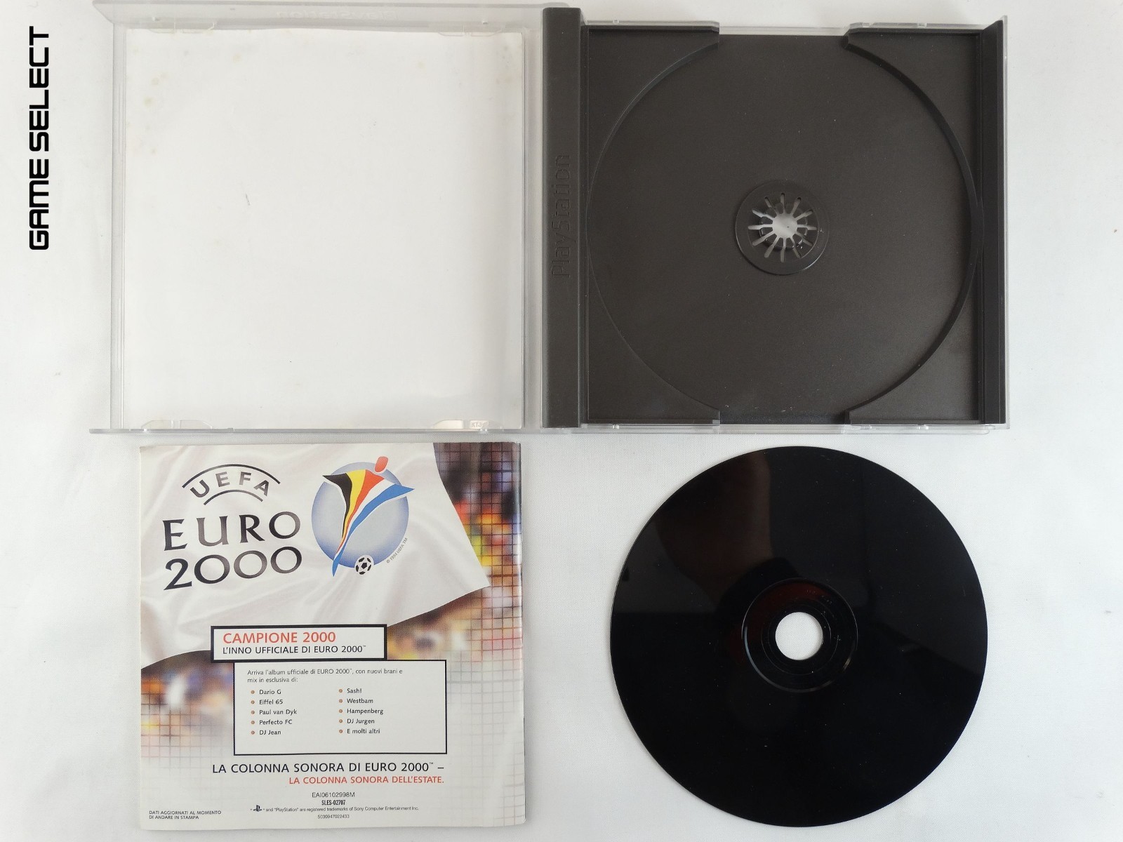 EURO 2000 UEFA EUROPEAN SONY PLAYSTATION 1 2 3 PS1 PS2 PS3 PAL ITALIAN COMPLETE