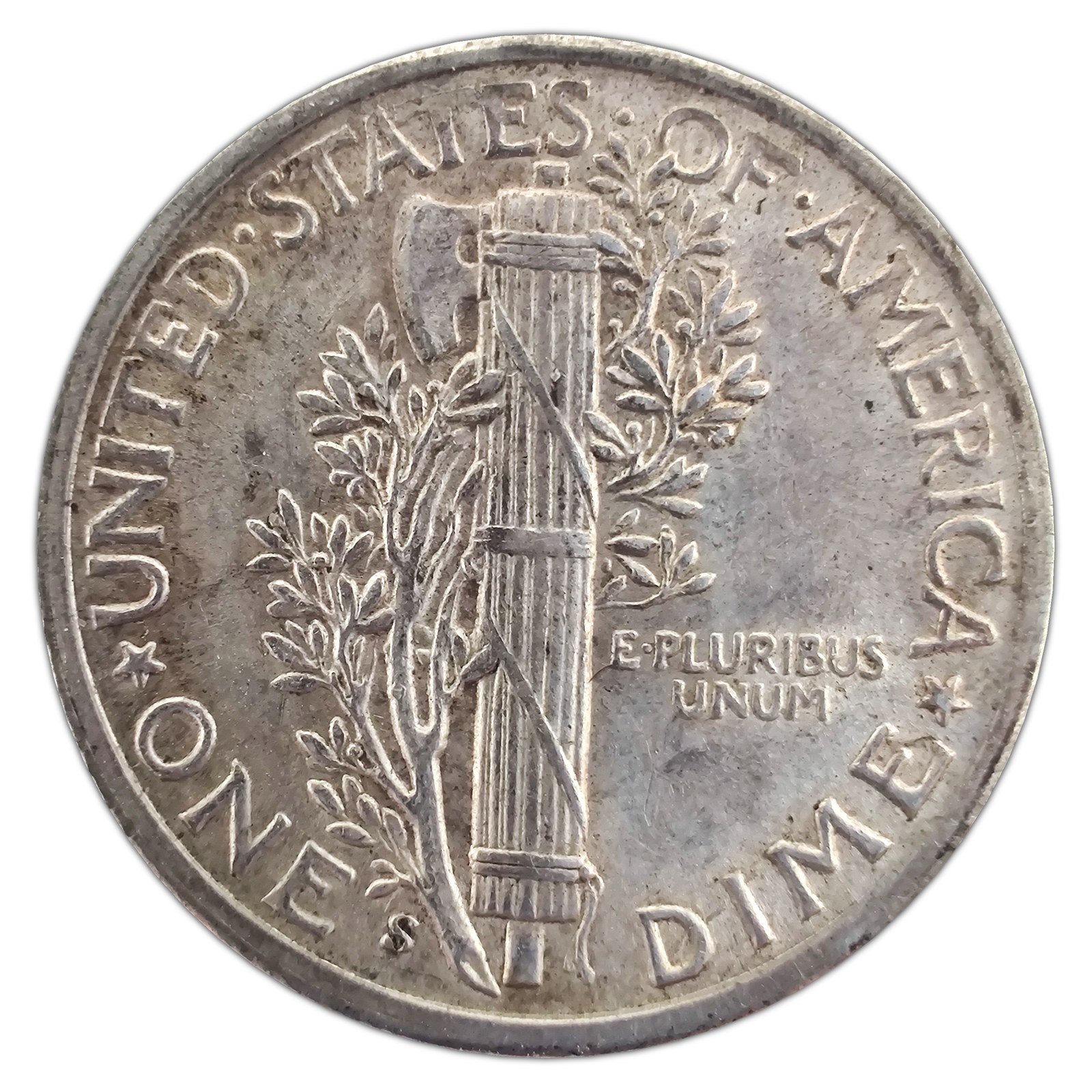 1945-S Mercury Dime XF Extremely Fine 90% Silver