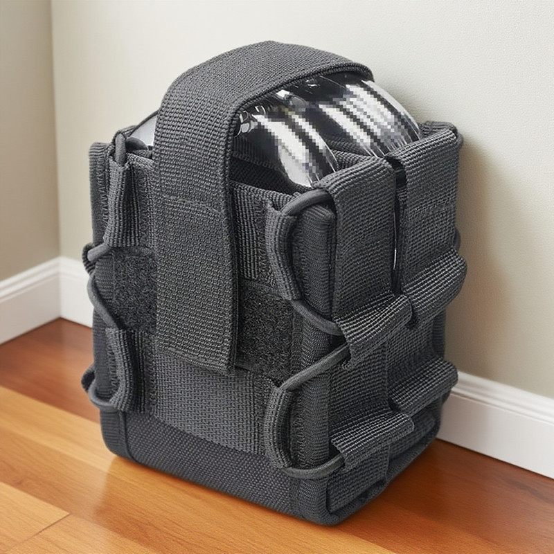 US Tactical Molle Double Handcuff Pouch Belt Handcuffs Case for Vest / Duty Belt