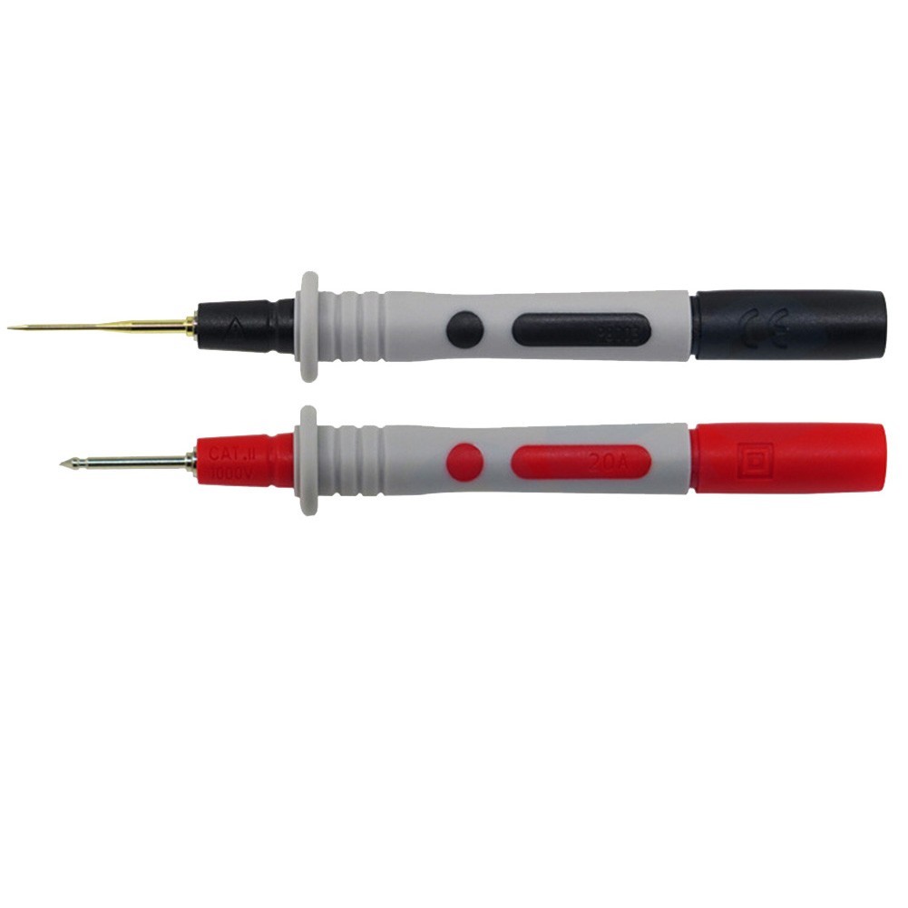 Dual P8003 Multimeter Probe Set Replaceable Gold Needle Tips for Testing Tasks