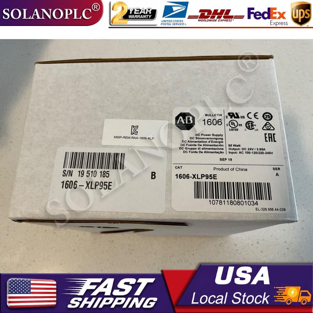 NEW Genuine Allen Bradley 1606-XLP95E DC Power Supply 95W Factory Packaged