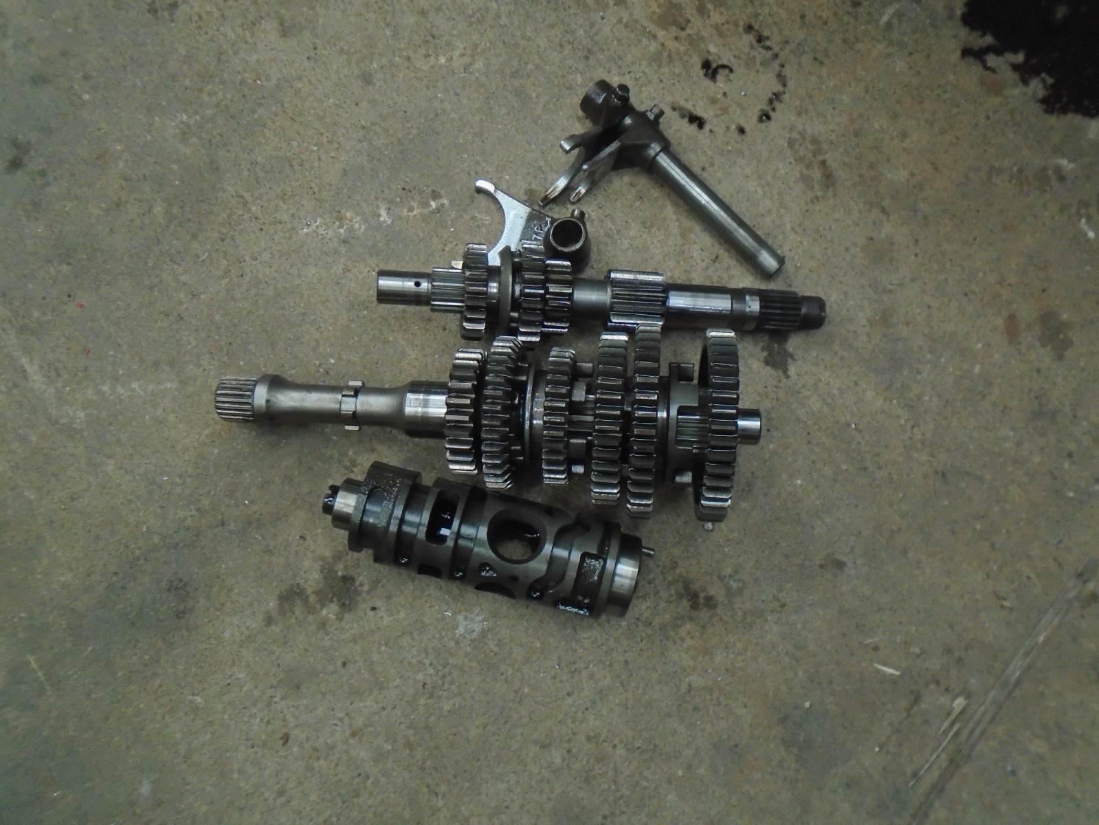 2007 HONDA RECON TRX250 TE ES OEM TRX 250 02-09 Complete Transmission DAMAGED