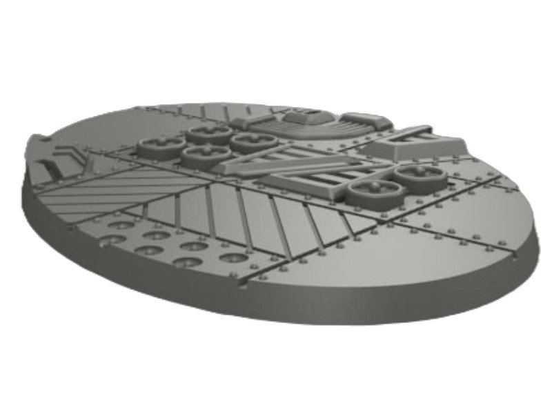 90mm x 52mm Oval Bases for Warhammer 40k  AoS D&D All Styles Colors Themes