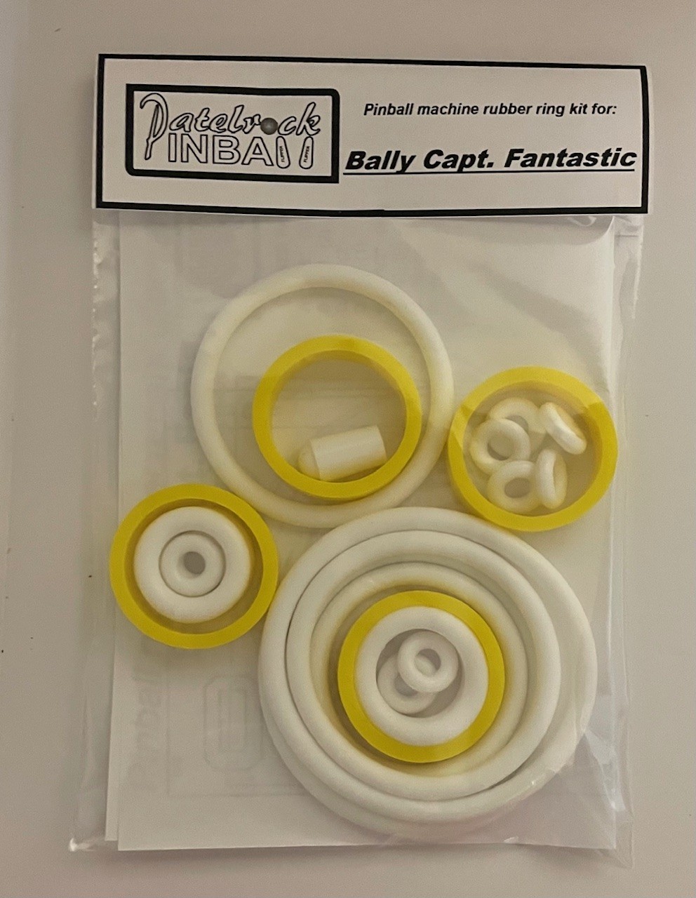 1976 Bally Captain Fantastic / Capt. Fantastic Pinball Machine Rubber Ring Kit