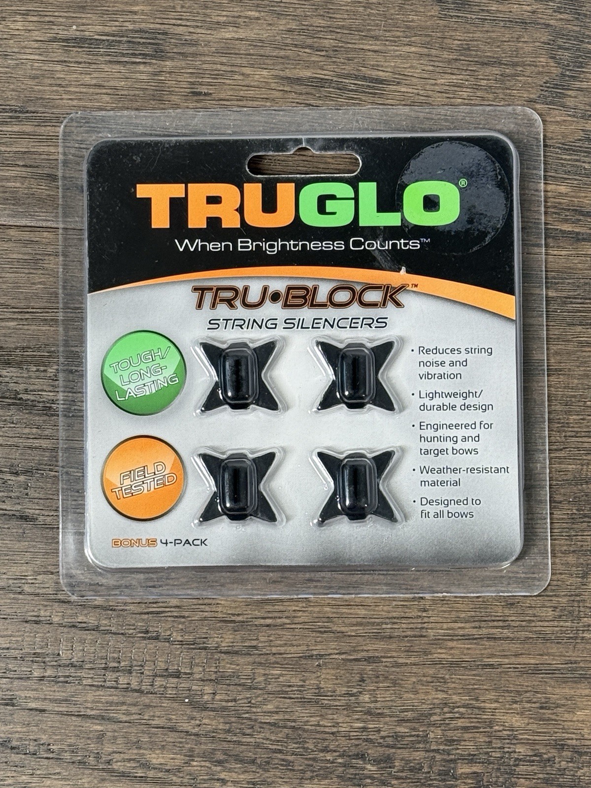 Truglo Tru-Block String Silencers All Bow Black TH05