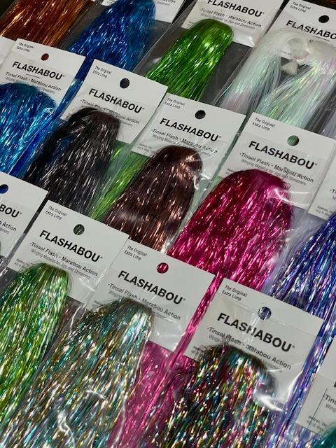 HEDRON ORIGINAL FLASHABOU - U PICK COLOR. FLY TYING FLASH MATERIAL. JIGS TINSEL