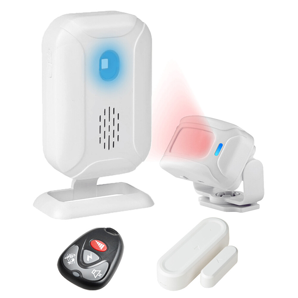 Store Welcome Door Bell Alarm Wireless Infrared Motion Sensor Window Burglar NEW