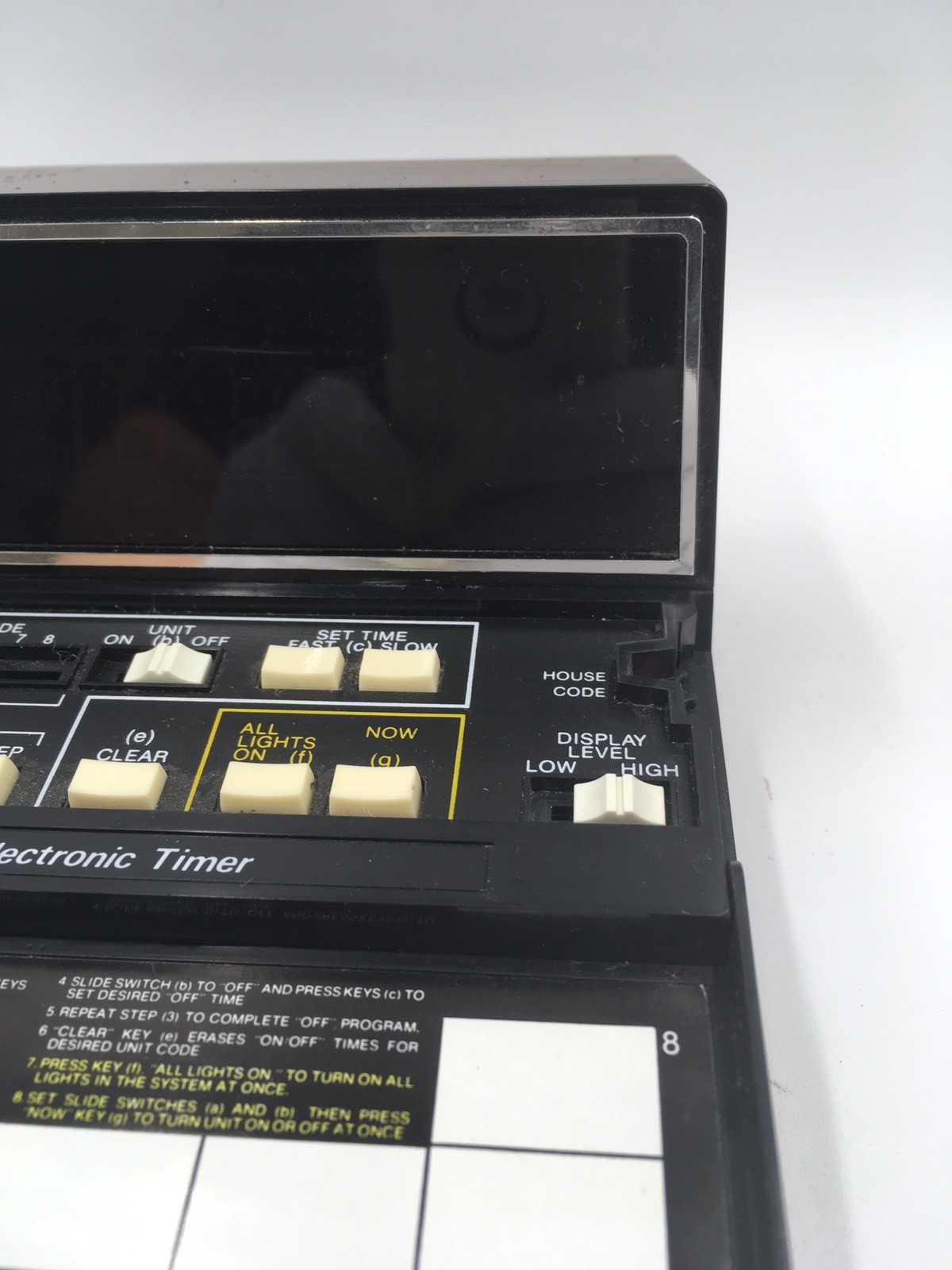 Sears Whole-House Console Timer 473.75100.0 programmable whole house 75100