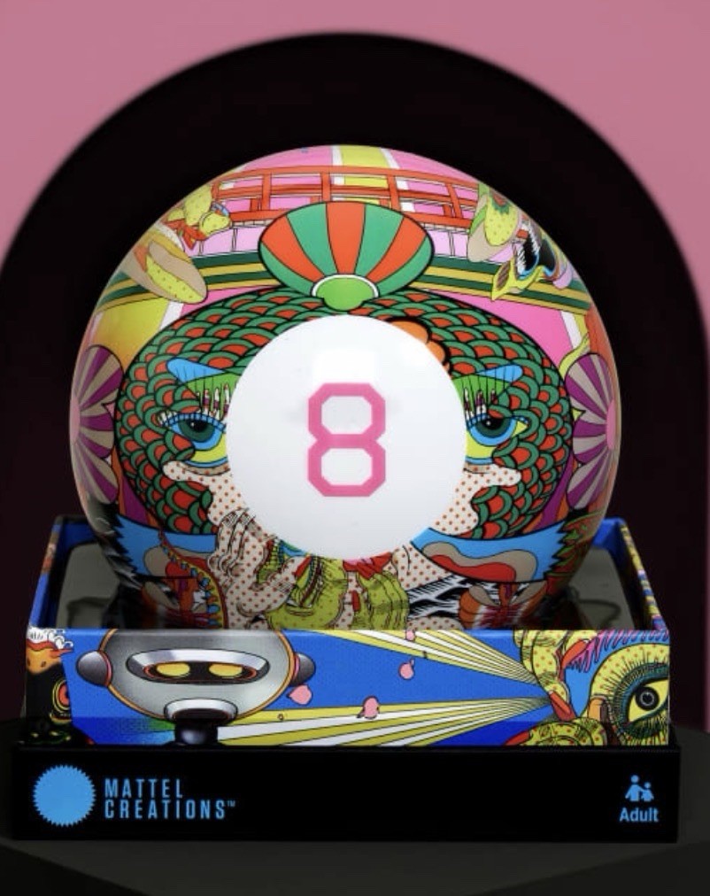 Mattel Magic 8-Ball x Keiichi Tanaami