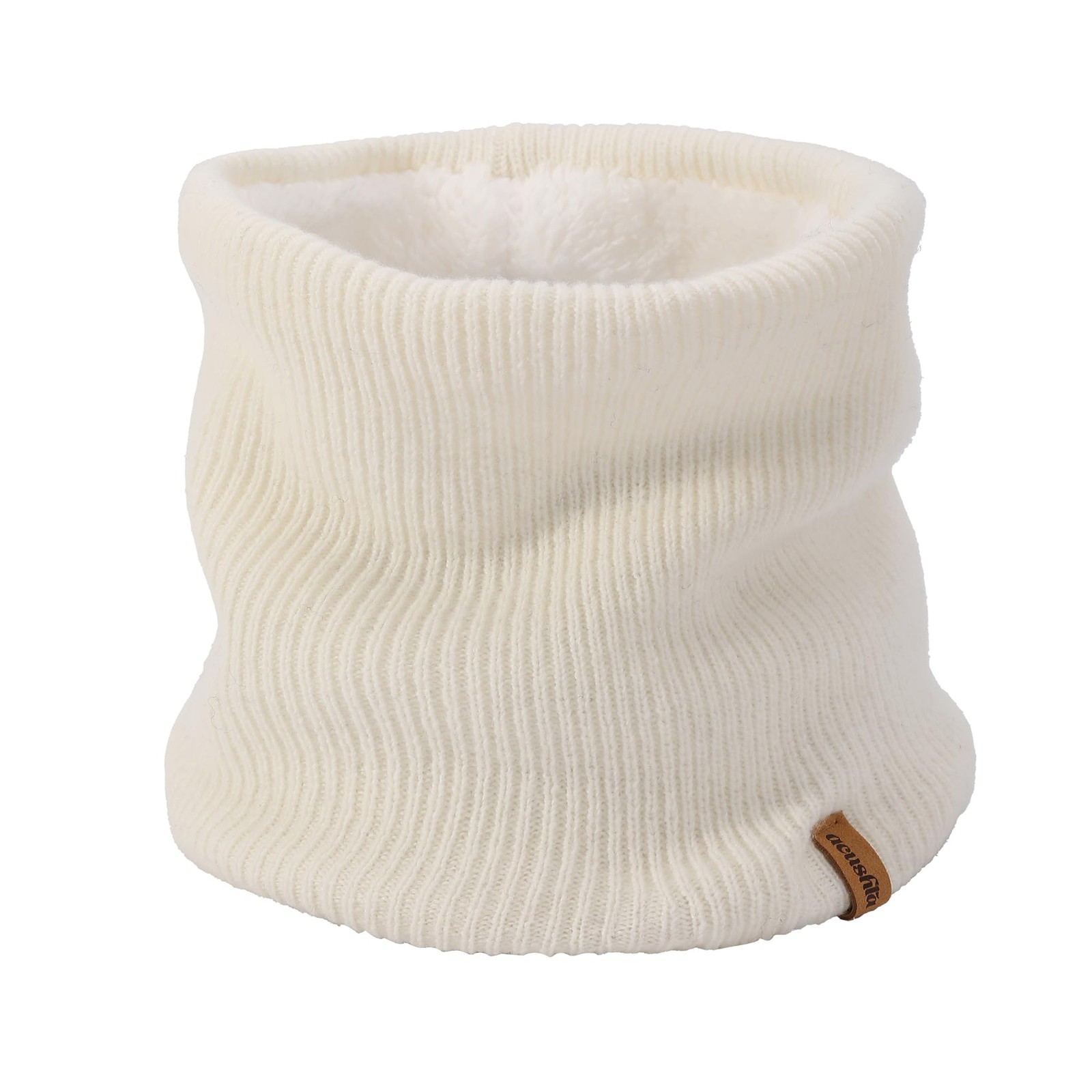 ACUSHLA Merino Wool Neck Gaiter for Men & Women - One Size, Creamy White