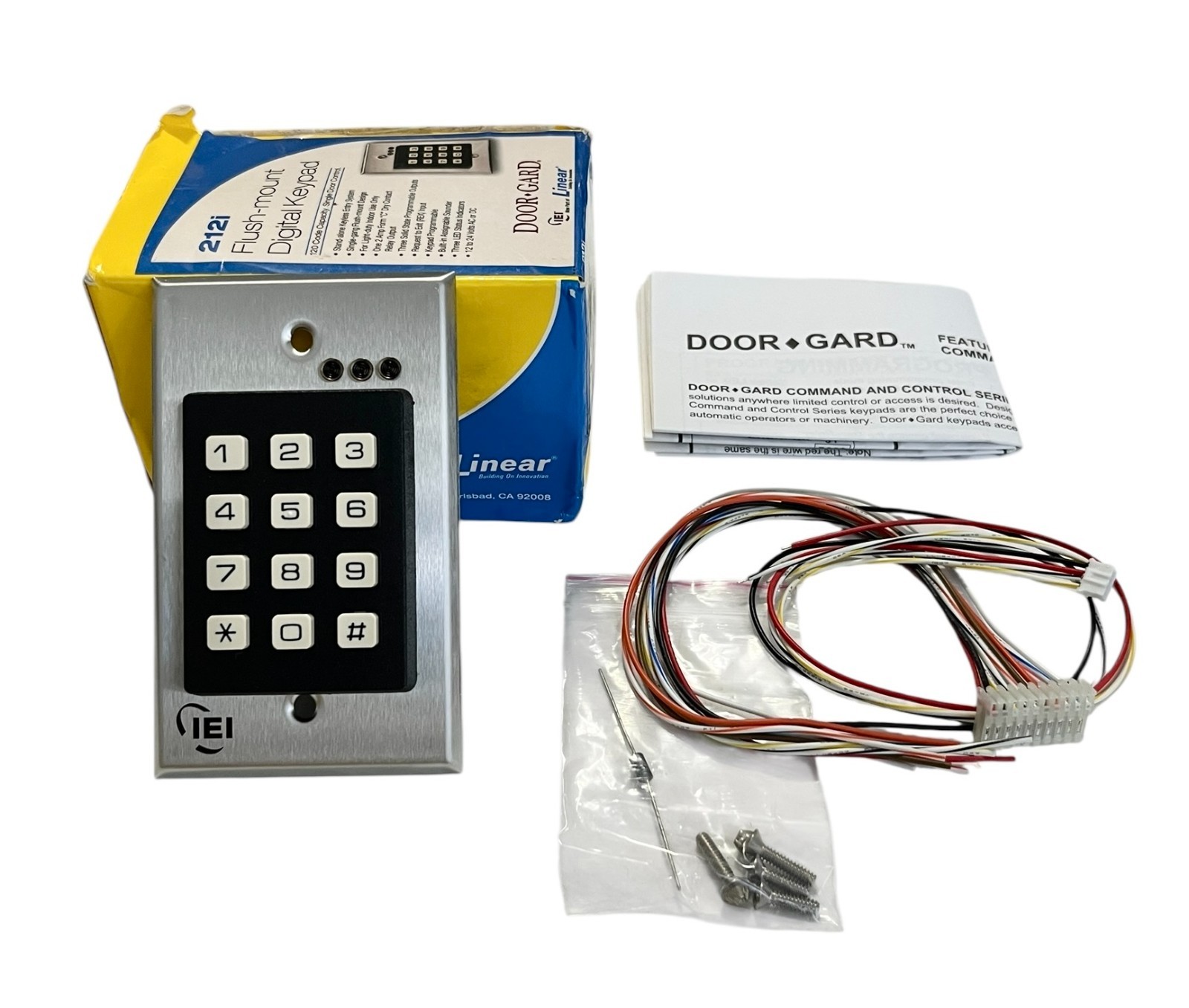 Linear Door Gard 212i Flush Mount Digital Keypad