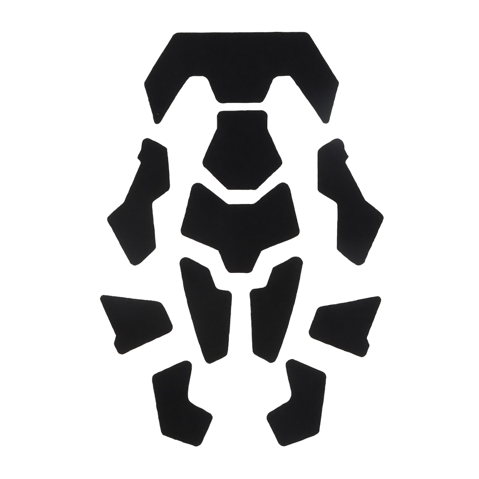 Cool Black Helmets Magic Sticky Sticker For All Fast Helmets jder